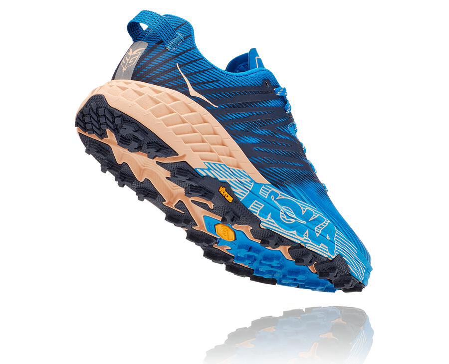 Hoka One One Spor Ayakkabı Kadın Mavi - Speedgoat 4 - PT8054973